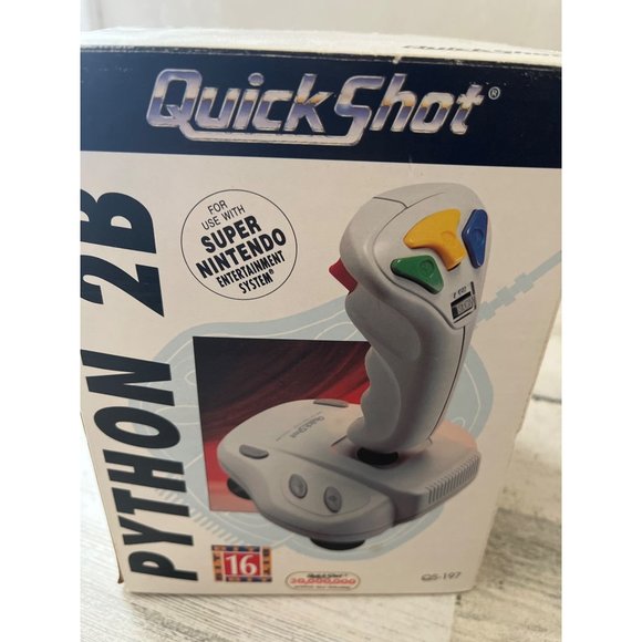 Quick Shot QS-197 Python 2B deluxe digital joystick in original box vintage - Picture 7 of 7